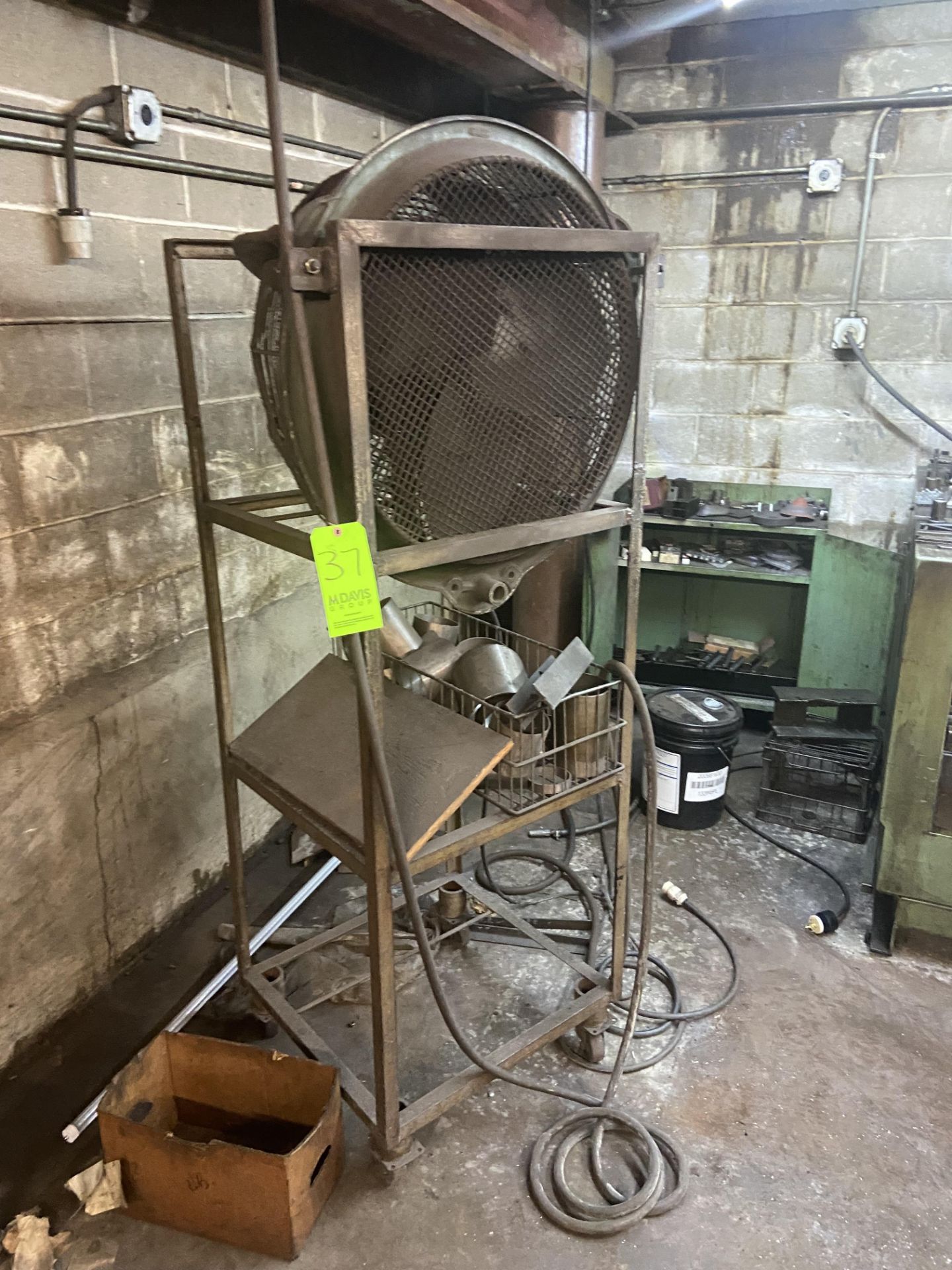 Single Fan, Mounted on Portable Frame (LOCATED IN PITTSBURGH, PA)