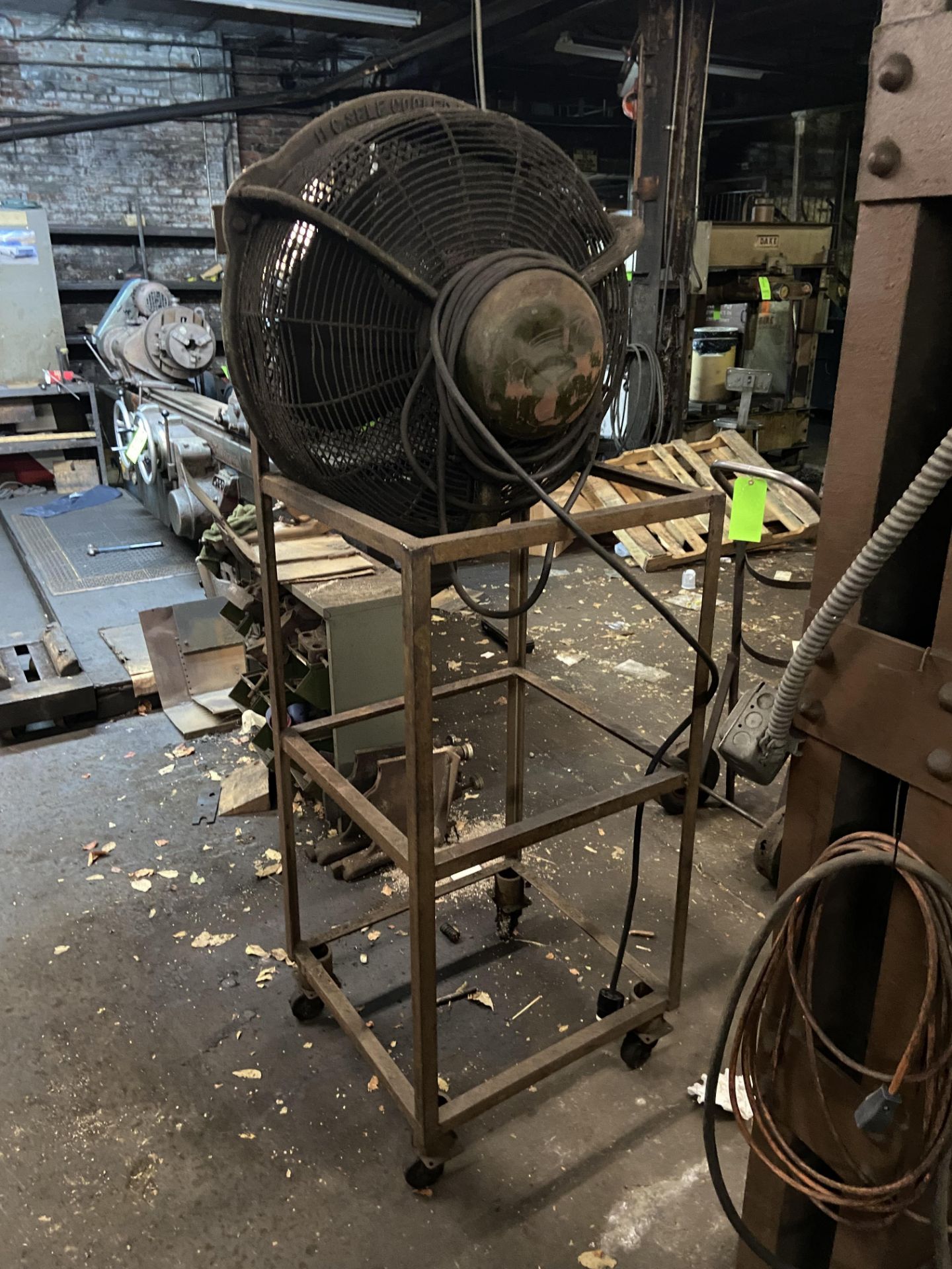 Portable Shop Fan, Mounted on Portable Frame (LOCATED IN PITTSBURGH, PA) - Image 2 of 4