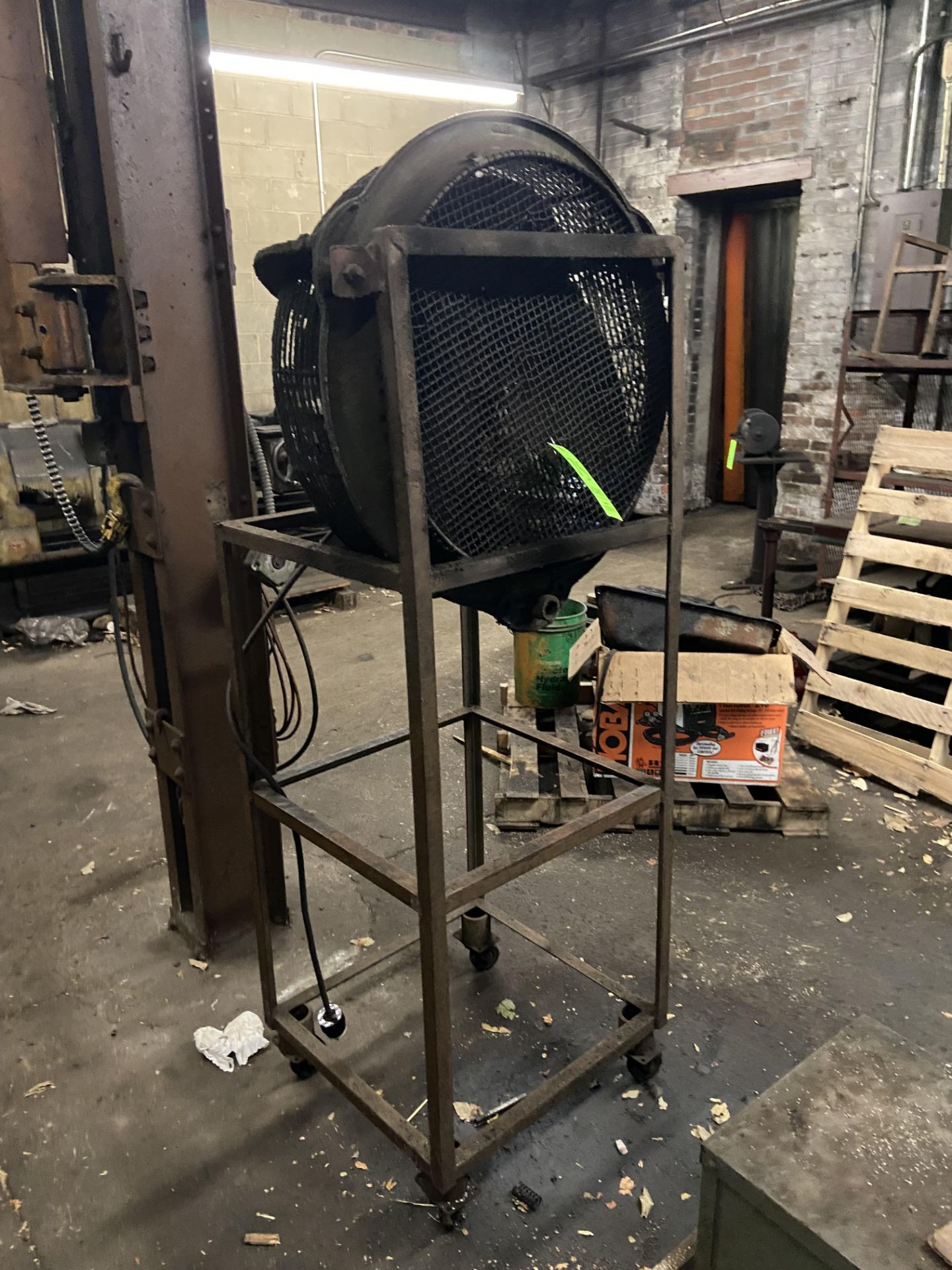 Portable Shop Fan, Mounted on Portable Frame (LOCATED IN PITTSBURGH, PA) - Image 4 of 4