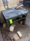 Metal Shop Table, Overall Dims.: Aprox. 35” L x 23” W x 25” H (LOCATED IN PITTSBURGH, PA)