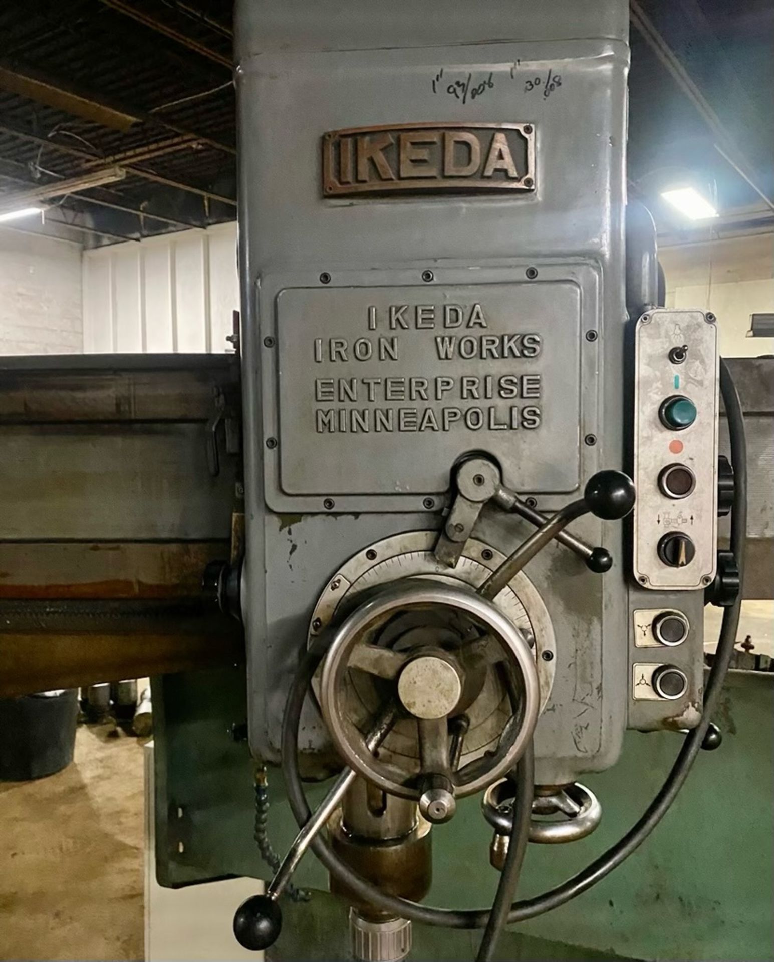 IKEDA Radial Drilling Machine, Type 1300, MFG. No. 77116 (LOCATED IN BLARISVILLE, PA) - Image 2 of 7