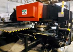 Amada Pega 357 CNC Turret 58-Station Punch Press, 30-Ton Pun CJ Info. Force, Punches Up to 1/4" Stee