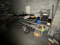 Shop Table, with Bottom Shelf, Includes Contents & Parts Bins, Includes (2) Aluminum Shelves with