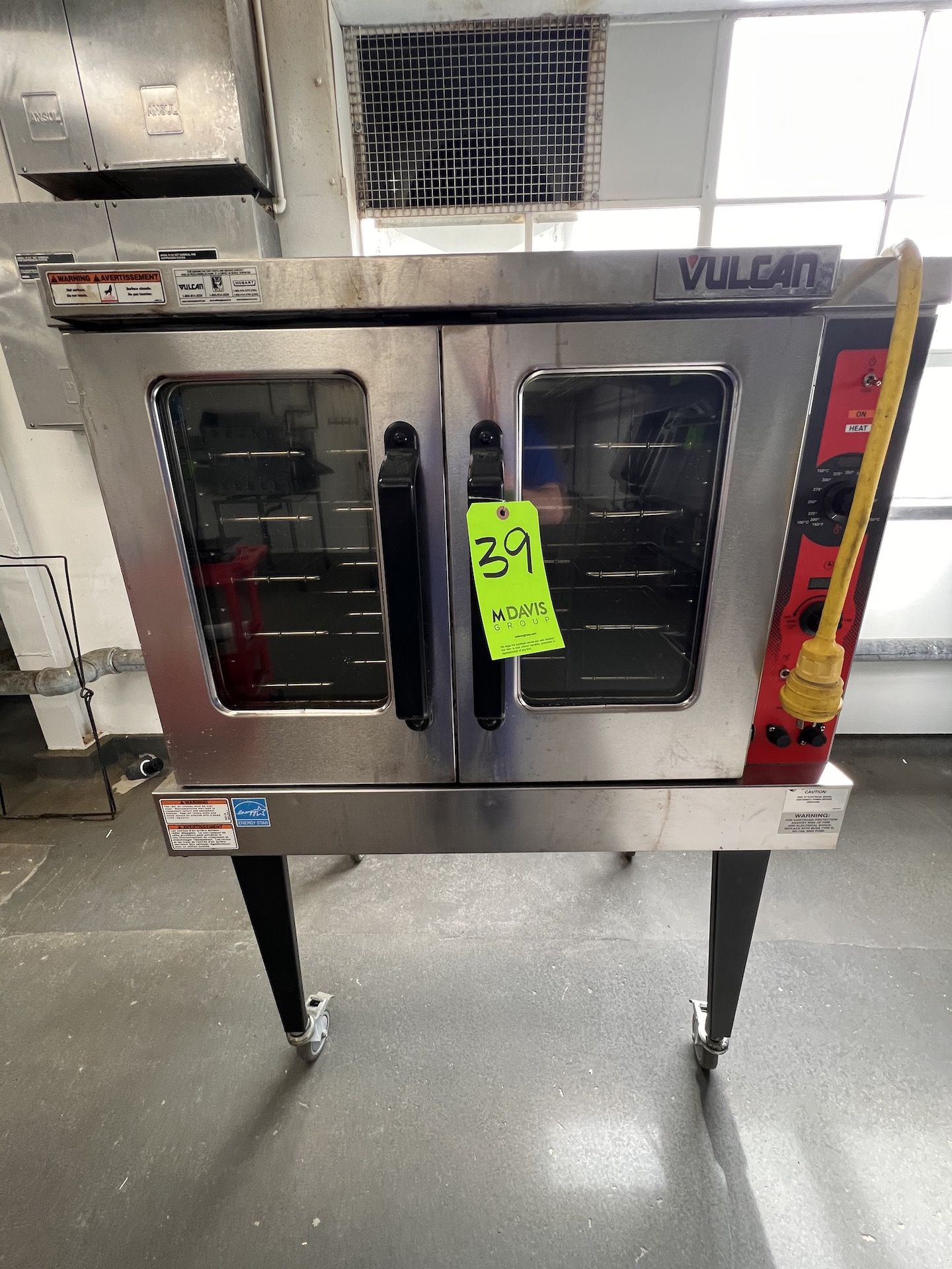 VULCAN S/S OVEN, MODEL VC5ED, S/N481985509, 208 V, 3/1 PH, PORTABLE / MOUNTED ON CASTERS