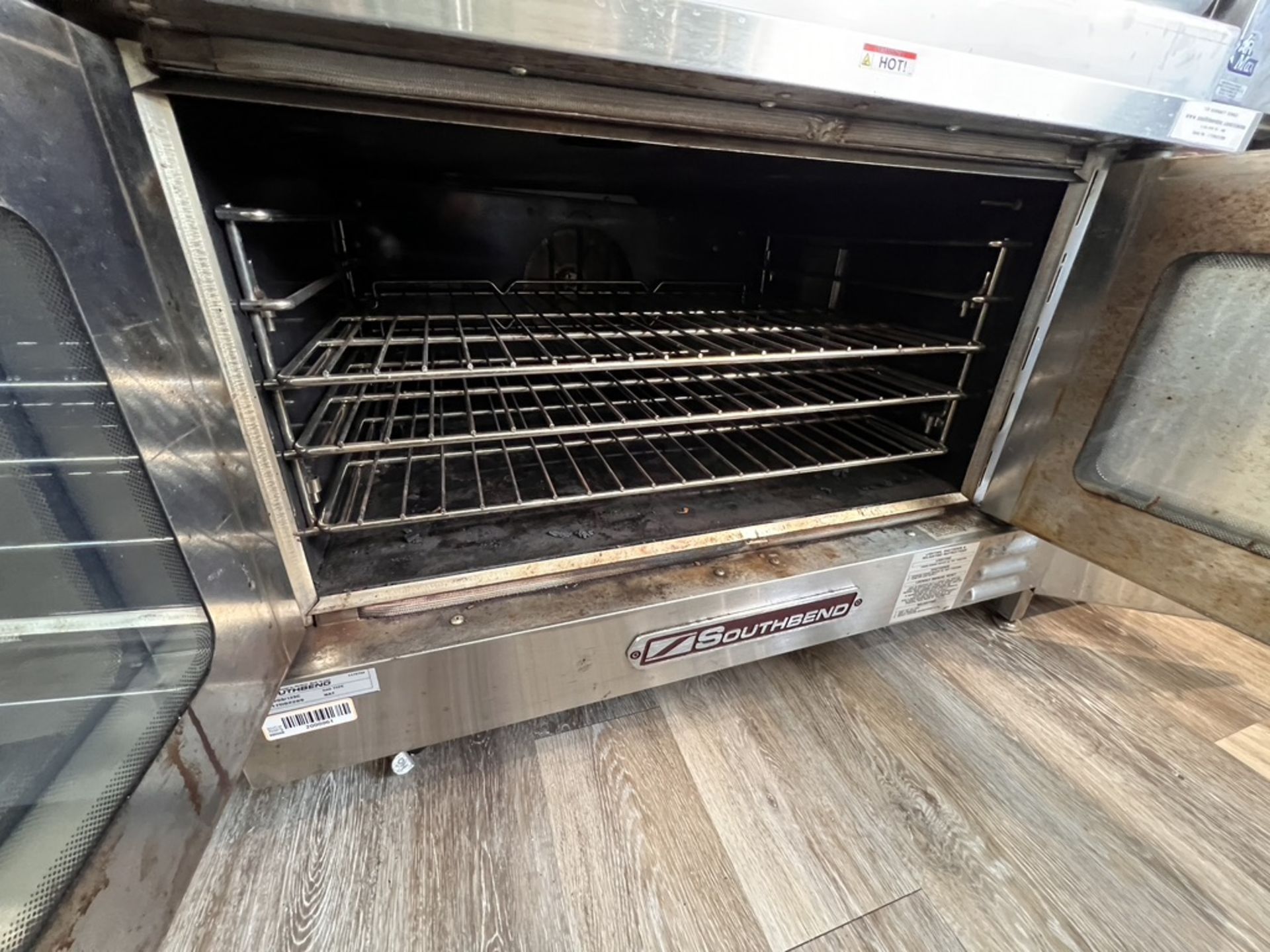 SOUTHBEND NAT GAS OVEN, MODEL TVGS/12SC, S/N 17D62289 - Image 4 of 6