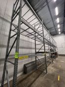 (6) SECTIONS OF PALLET RACKING, (3) CROSS BEAMS PER SECTION
