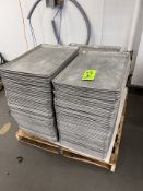 APPROX. 150 PERFORATED AND REGULAR (NON-PERFORATED) BUN PANS