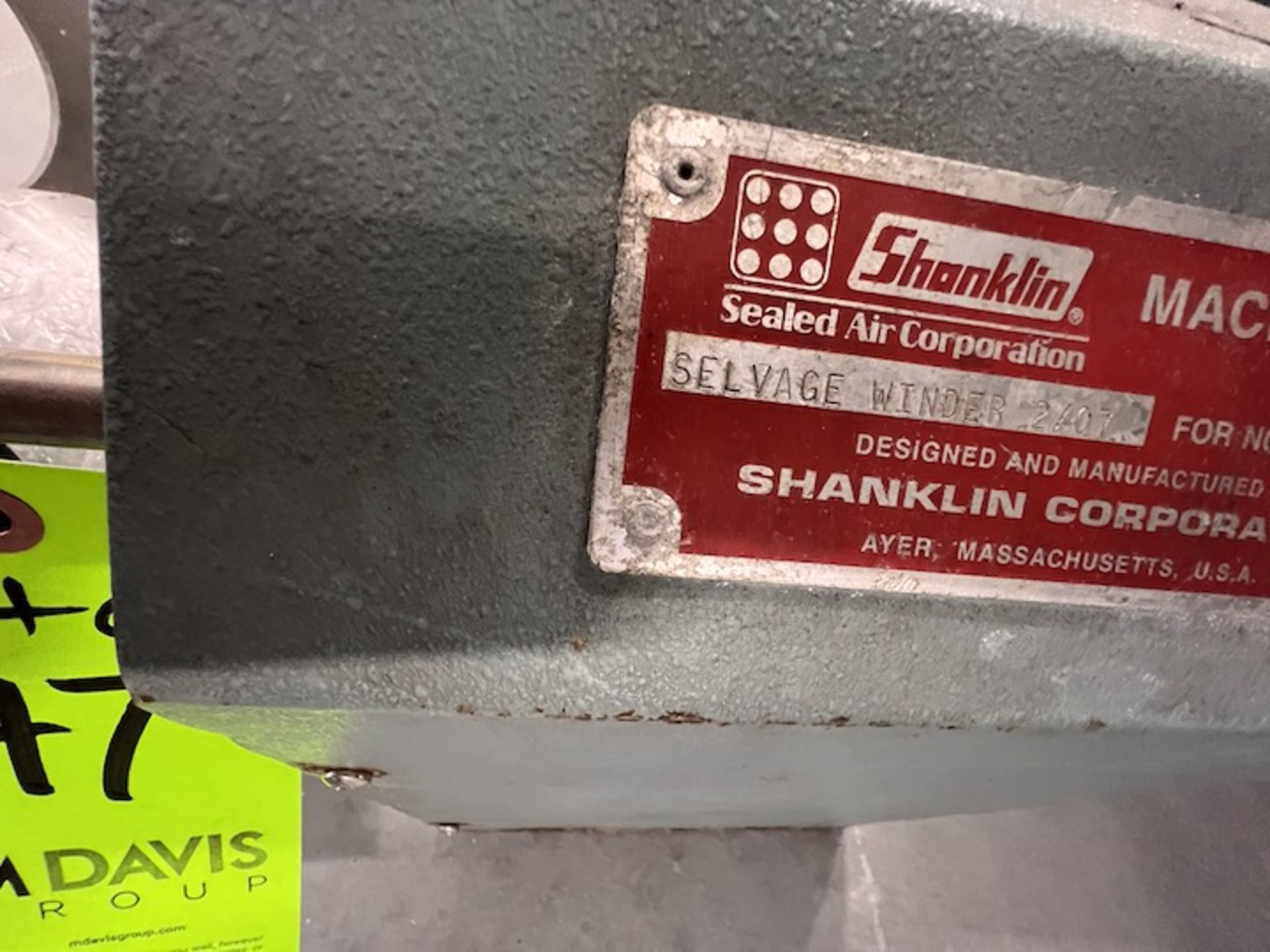 SHANKLIN SHRINK WRAPPER, MODEL A26A, S/N A07008-0, WITH SHANKLING SHRINK TUNNEL - Image 15 of 17