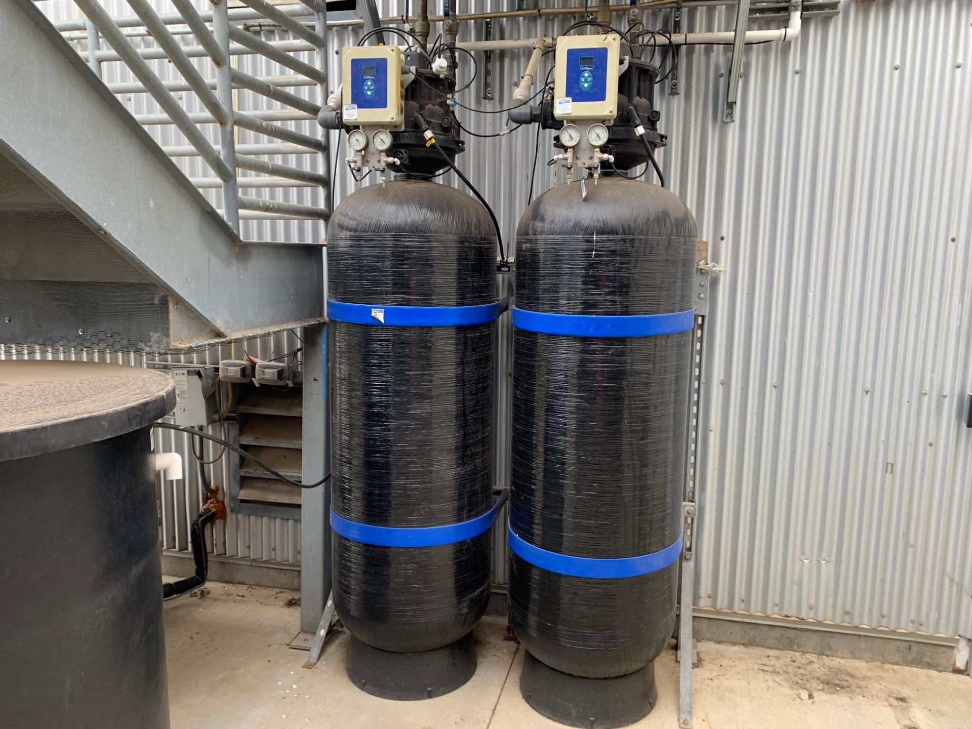 (2) WATER SOFTENING TANKS WITH CULLIGAN CONTROLS - Image 11 of 11