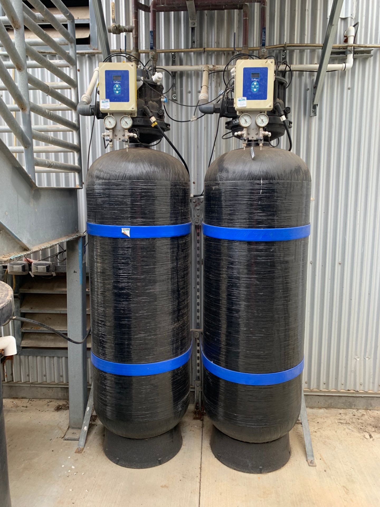 (2) WATER SOFTENING TANKS WITH CULLIGAN CONTROLS - Image 6 of 11