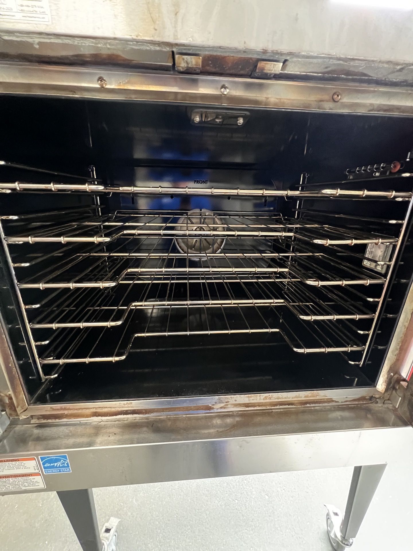 VULCAN S/S OVEN, MODEL VC5ED, S/N481985509, 208 V, 3/1 PH, PORTABLE / MOUNTED ON CASTERS - Image 6 of 10