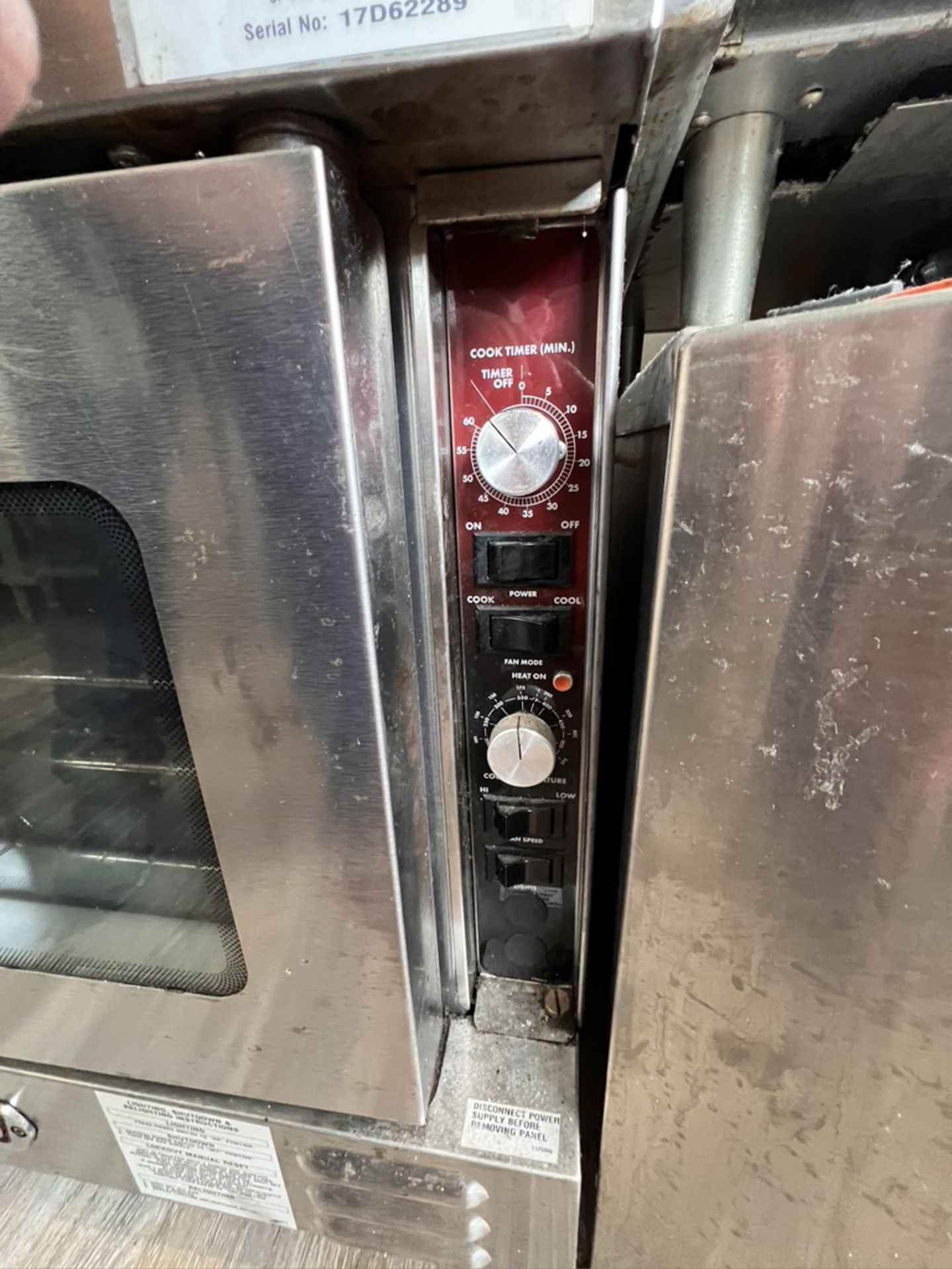 SOUTHBEND NAT GAS OVEN, MODEL TVGS/12SC, S/N 17D62289 - Image 6 of 6