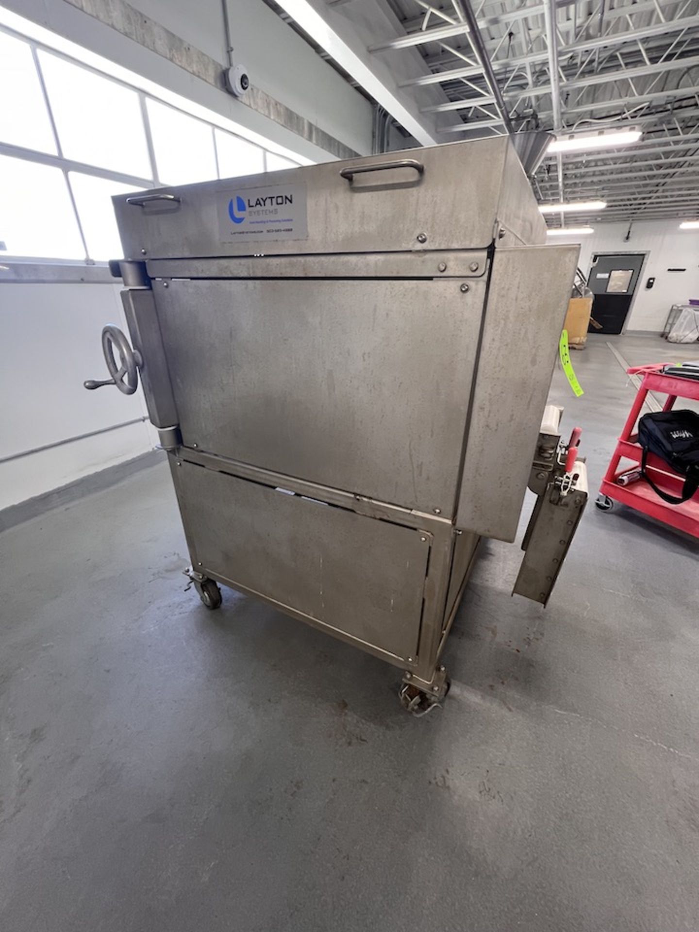 LAYTON BOX CRUSHER, DESIGNED TO CRUSH FROZEN FRUITS AND VEGETABLES CONTAINED IN CARDBOARD BOXES, - Image 4 of 11