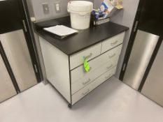 Portable Lab Counter, with Lab Counter Top, Overall Dims.: Aprox. 38” L x 25” W x 39-1/2” H,