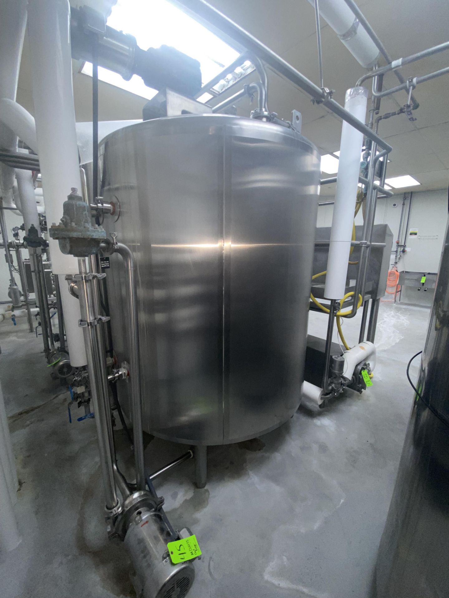 2013 Custom Fabricating Inc. 800 Gal. Legal Pasteurize, S/N 15517-001A, Material 316 L 304, Jacket - Image 4 of 9