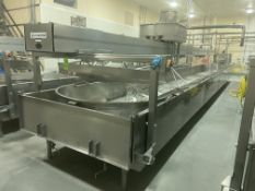Stoelting S/S Finishing Table, S/N 311116NK0002, Overall Dims. Aprox. 42 ft. L x 5 ft. W x 10 ft. 8”
