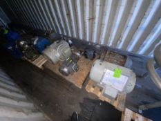 Lot of Assorted Pumps, Pump Heads, Motors & Drives, Aprox. 10-Pce. Lot (LOCATED IN SAN BENARDINO,