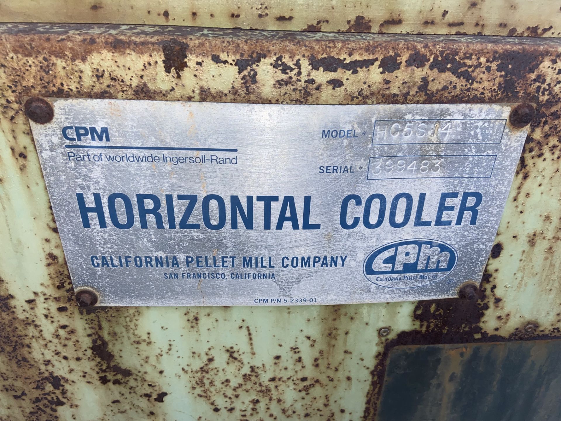 CPM Horizontal Cooler, M/N HC5S14, S/N 399483, with Associated Duct (LOCATED IN SAN BENARDINO, CA)( - Bild 4 aus 7