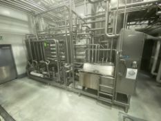 Whey 50,000 lbs./Hr. Pasteurization Skid, with 2012 AGC 5-Section Plate Heat Exchanger, M/N
