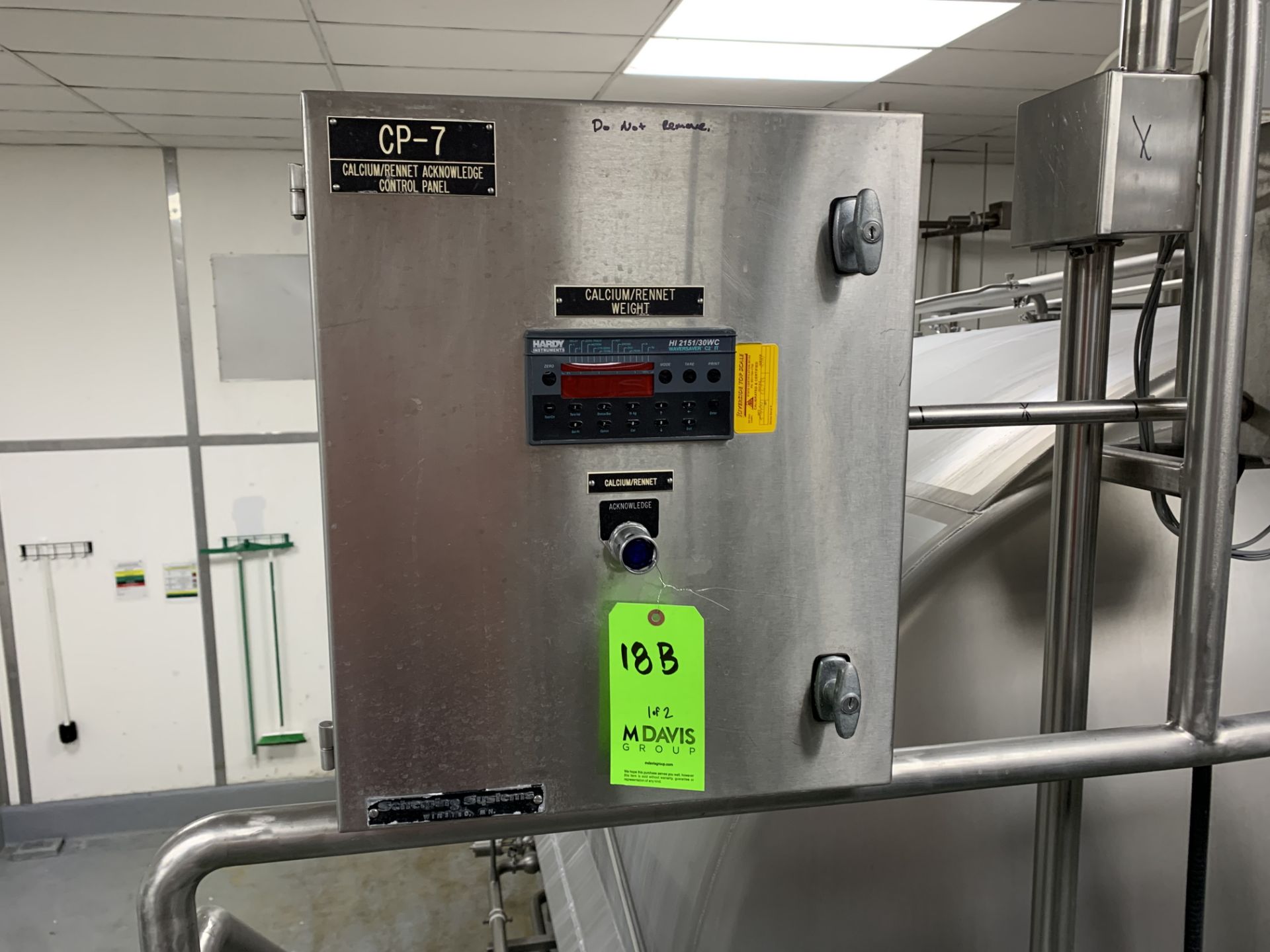 Hardy Instruments HI 2151/30 WC with Load Cell (Subject to Bulk Bid in Lot 18C)