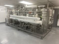 CFR Milk HTST System, with Thermaline Inc. Plate Press Heat Exchanger, M/N T28CHM, S/N 4735, (3)