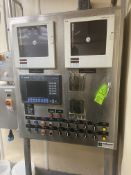 S/S Control Panel for (2) Tanks, Includes (2) ABB Chart Recorders, with Allen-Bradley 10-Slot PLC,