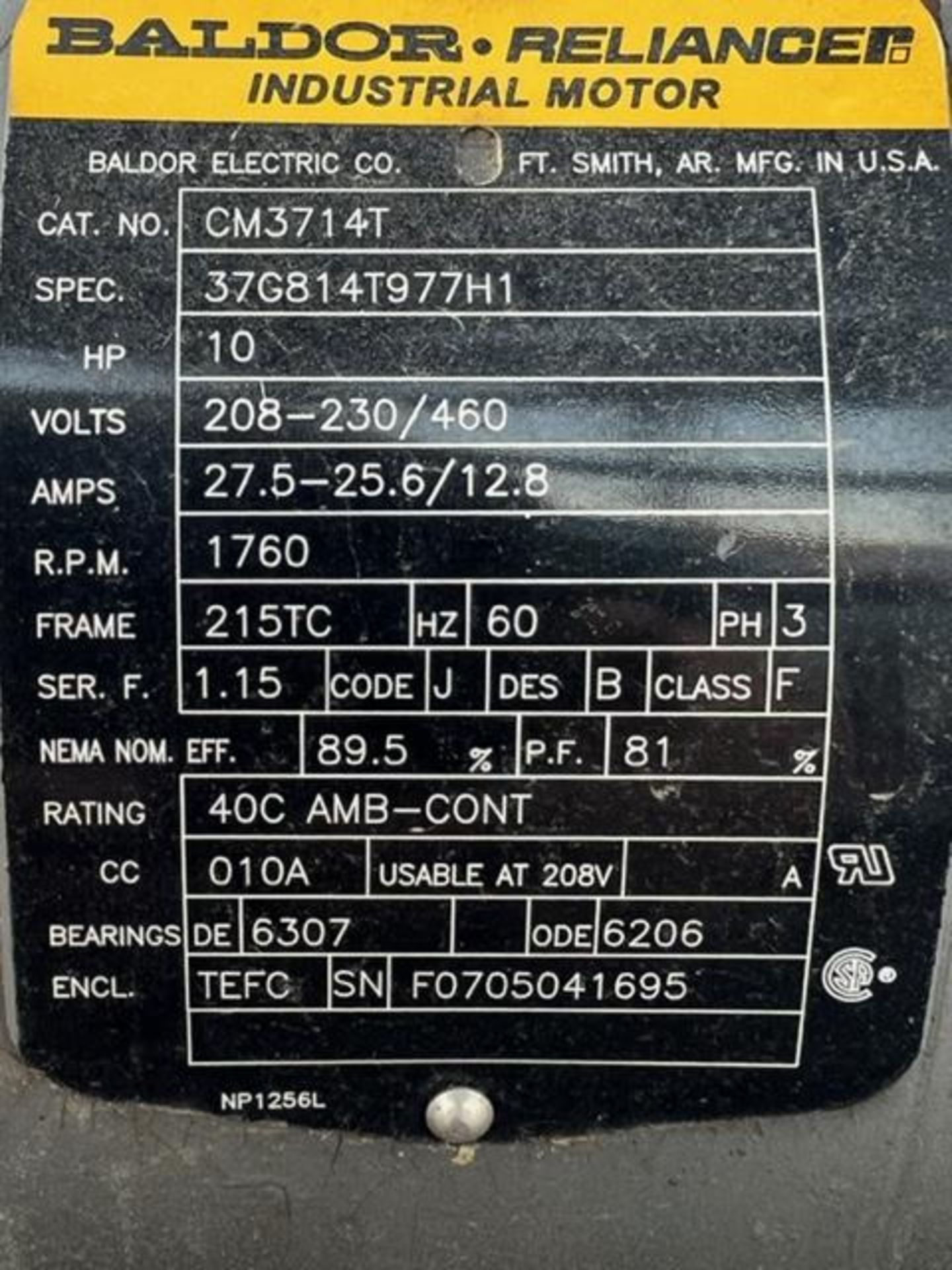 MTC S/S JACKETED DUAL-SCREW 5,000 LB COOKER, MODEL SC-5000-8RS, S/N 0710319, SEW 10-HP, 1770 RPM, - Image 13 of 17