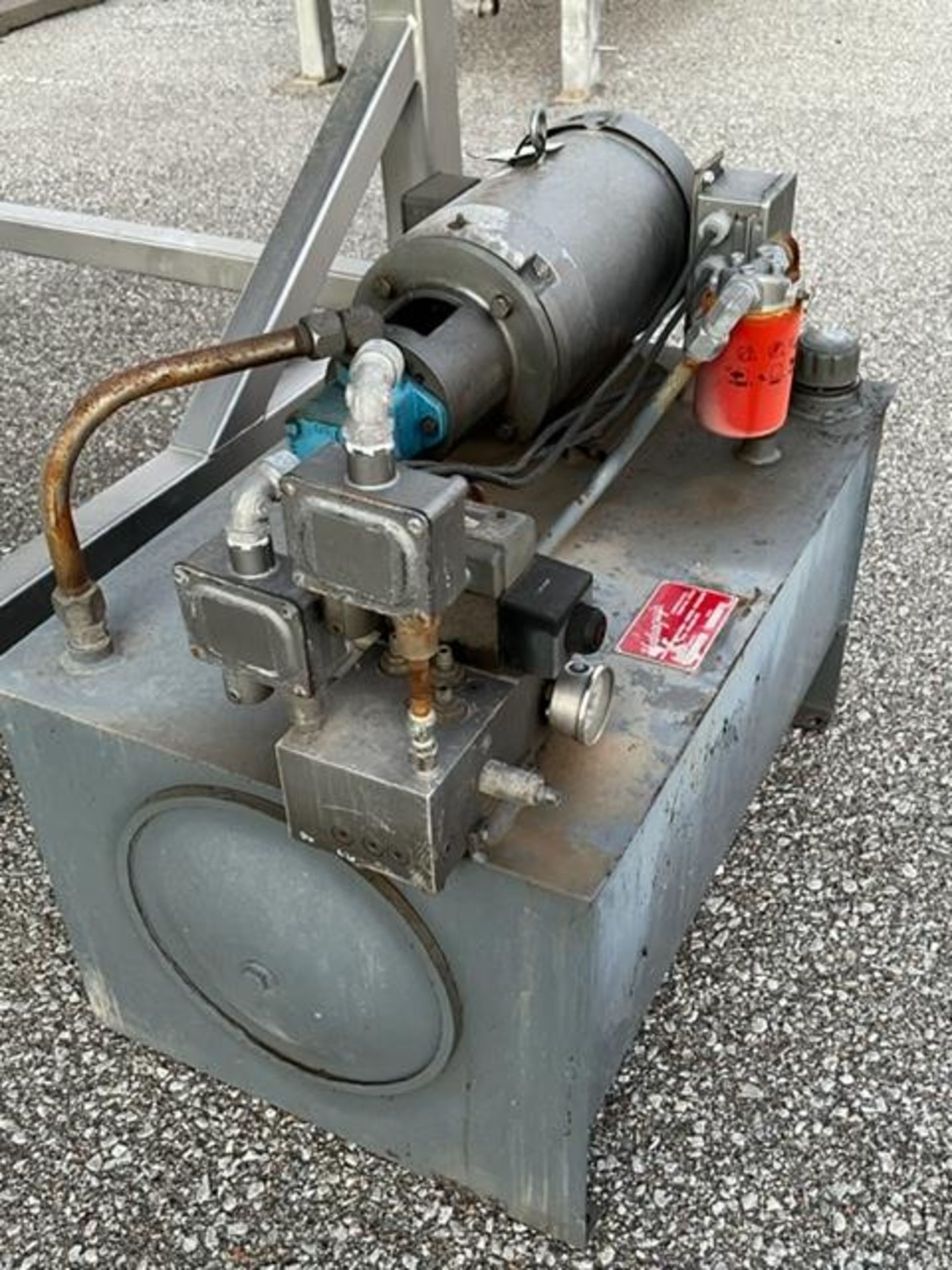 MTC S/S JACKETED DUAL-SCREW 5,000 LB COOKER, MODEL SC-5000-8RS, S/N 0710322, HYDRAQUIP POWER PACK(LO - Image 5 of 13