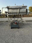 MTC S/S JACKETED DUAL-SCREW 5,000 LB COOKER, MODEL SC-5000-8RS, S/N 0710318, SEW 10-HP, 1770 RPM,
