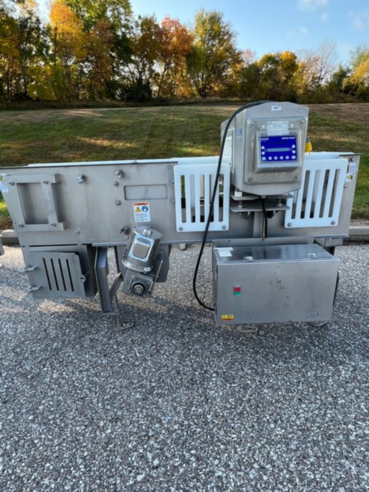 METTLER TOLEDO SAFELINE CONVEYORIZED METAL DETECTOR, APPROX 13” W x 4” APERTURE (LOCATED IN NEBRASKA