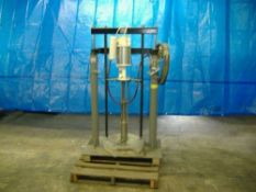 Qty (1) Pneumatic Drum Unloader - Sanitary - Pneumatic driven drum pump. - 22' diameter plunger with