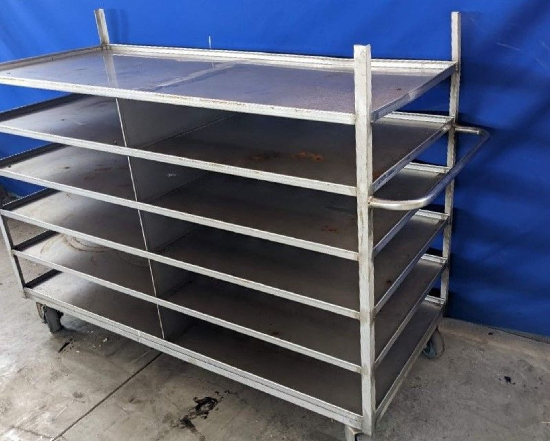 Qty (1) Material Handling Cart - Dimensions: 69"L x 28"W x 53"H (Handles Stick Out 6" on Each Side), - Image 2 of 3