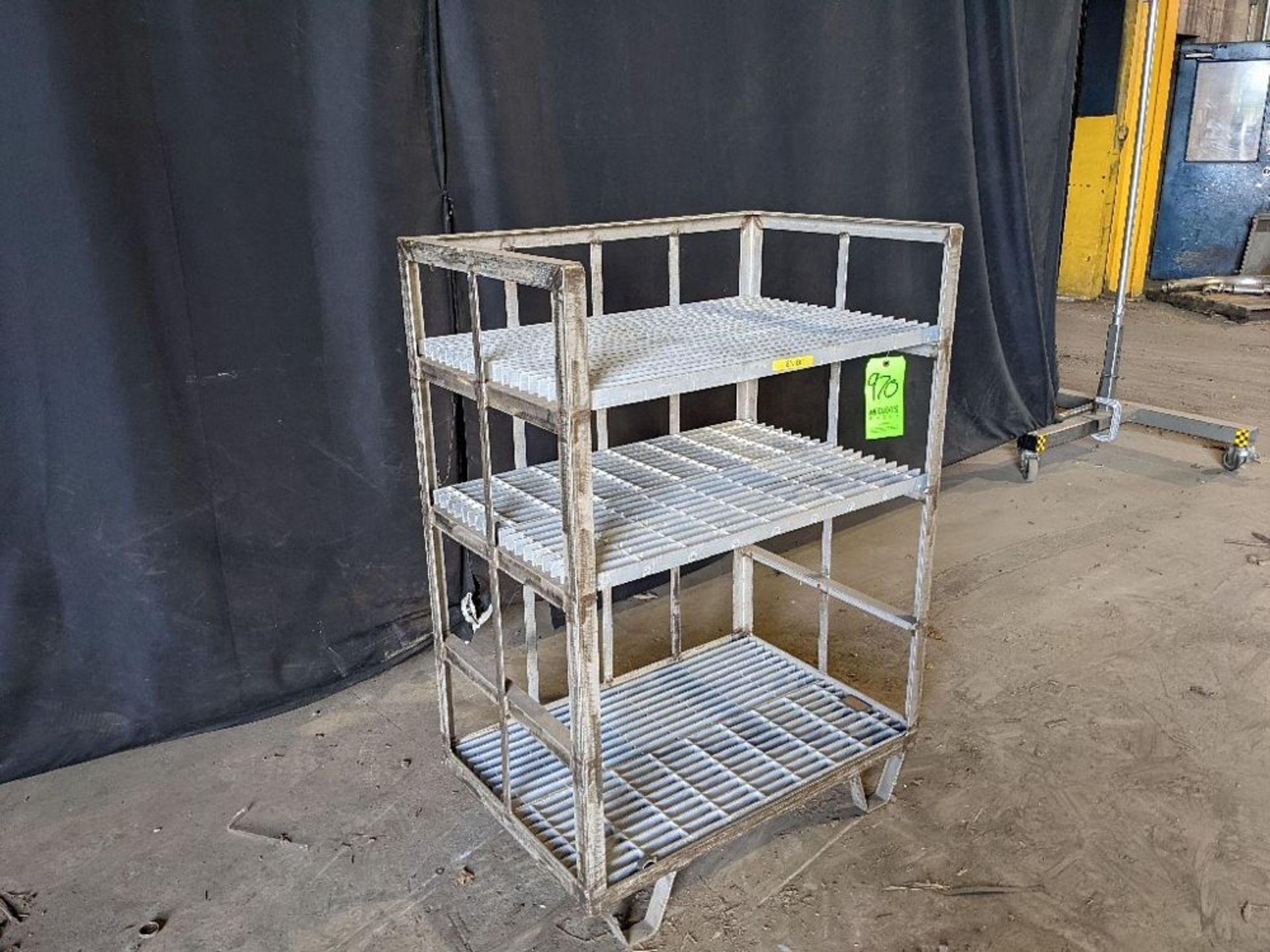 Qty (1) Metal Rack - 36"L x 24"W x 51"H, Model N/A, S/N N/A - Image 2 of 3