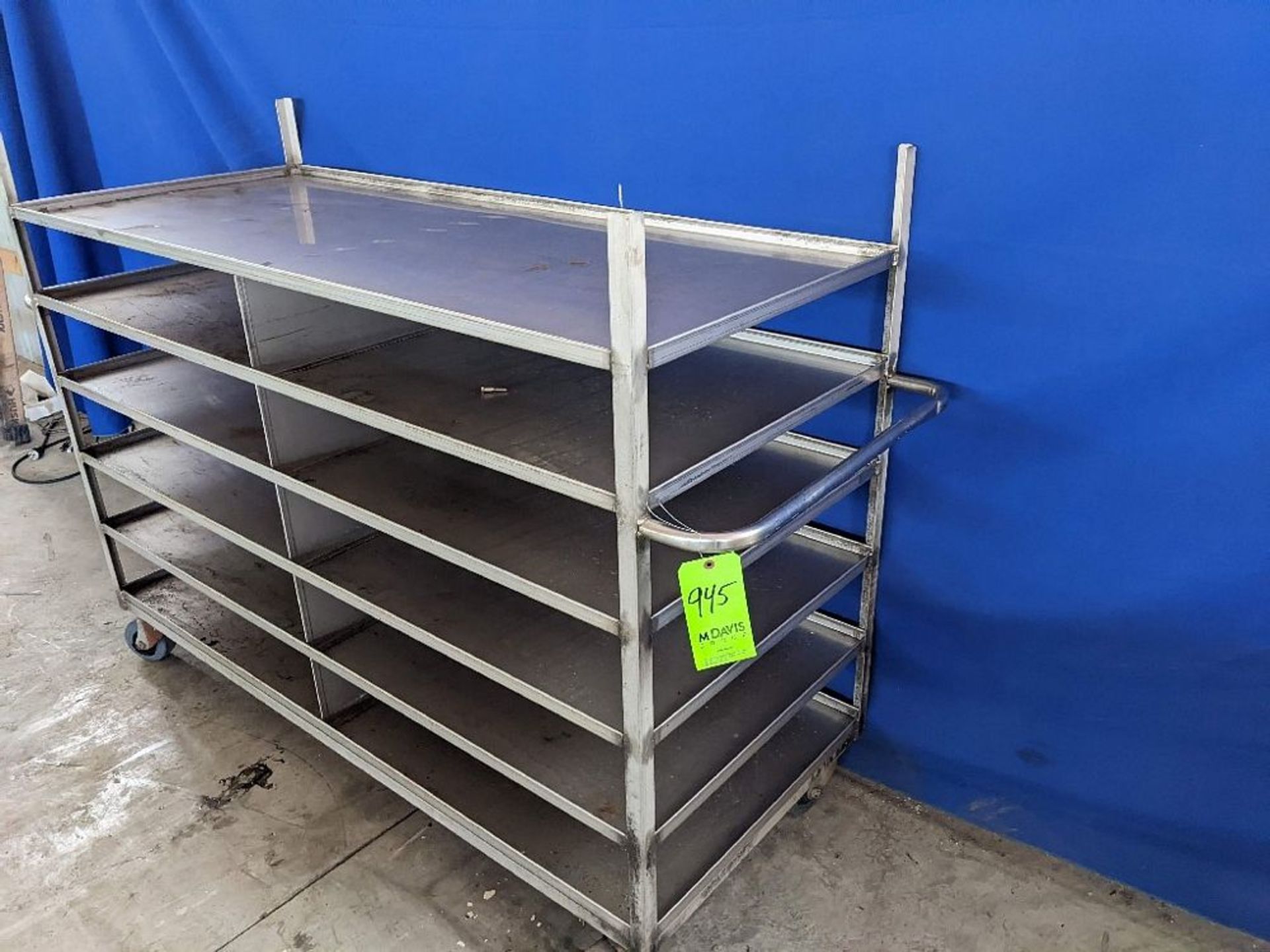 Qty (1) Material Handling Cart - Dimensions: 69"L x 28"W x 53"H (Handles Stick Out 6" on Each Side), - Image 3 of 3