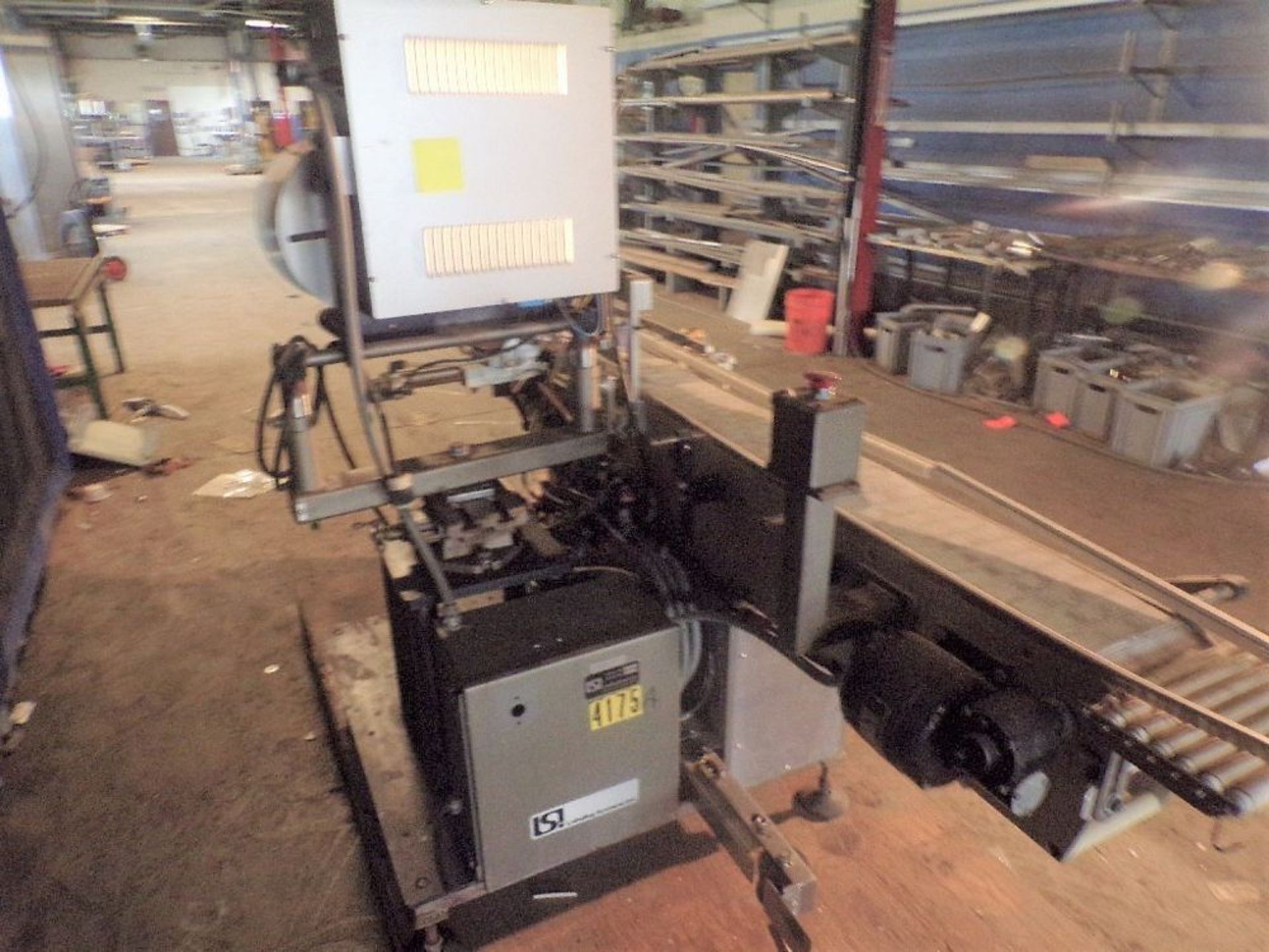 Qty (1) LSI Automatic Panel Pressure Sensitive Labeler - Cabinet base panel labeler with 6' wide - Image 3 of 5