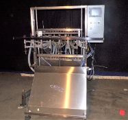 Qty (1) LPS Pressure Overflow Filler - 8 Head Filler w/ 6" Centers - Maple Systems Control Panel -