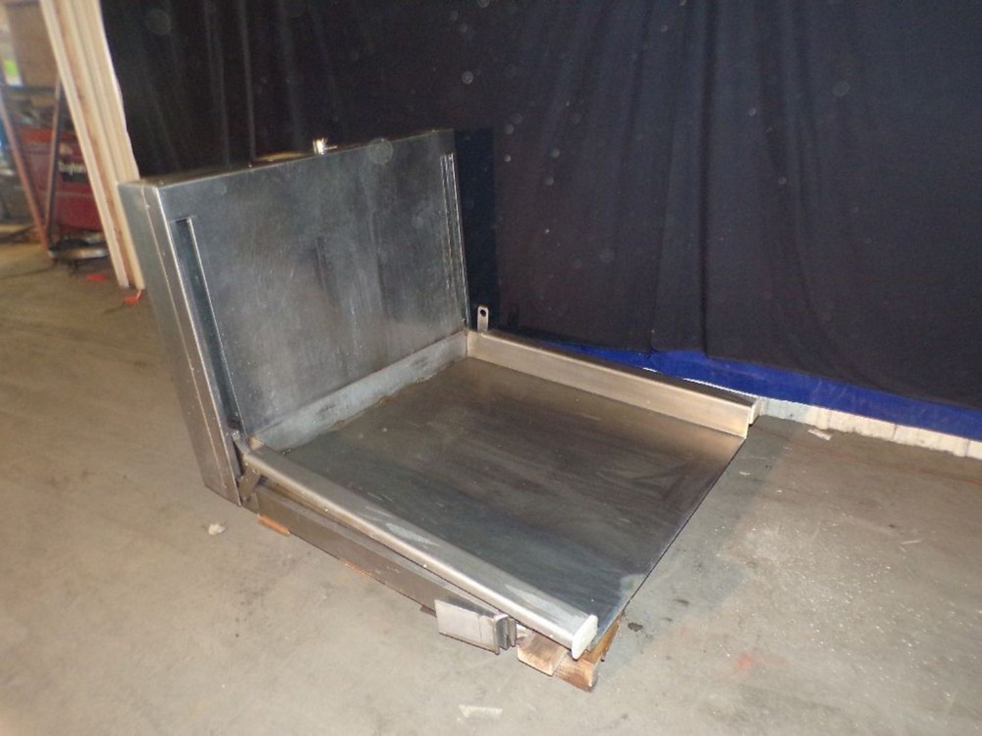 Qty (1) Stainless Steel Pallet or Bulk Product Lift Table - Stainless Steel construction - Up and