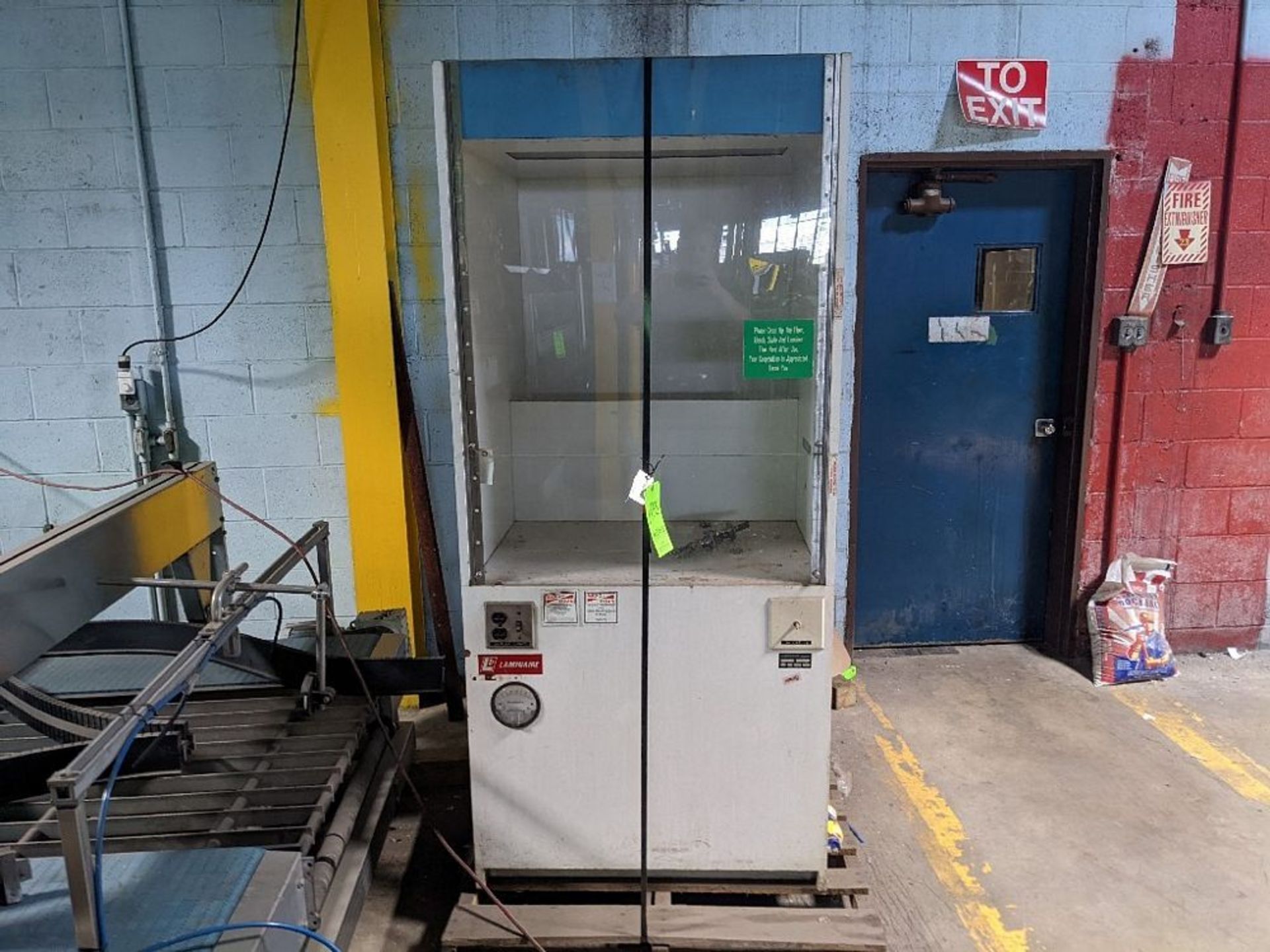Qty (1) Laminaire Laminar Flow Hood - 34' wide x 39' deep x 76' high. - Working hooded area is 32-
