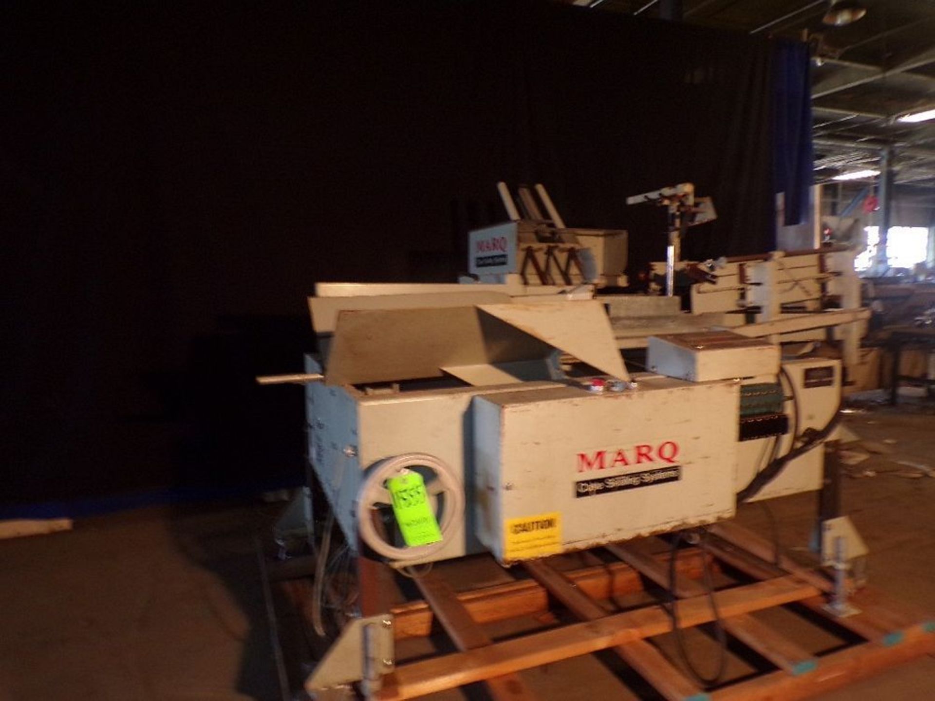 Qty (1) Marq Automatic Case Erector - Case erector / bottom sealer using pressure sensitive - Image 3 of 9