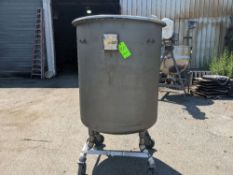 Qty (1) Pfaudler 300 Gallon Glass Lined Tank - 300 gallon glass lined tanks with carbon steel