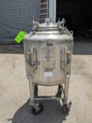 Qty (1) Letsch 70 Gallon Stainless Phramaceutical Grade Tank - All 316L stainless steel