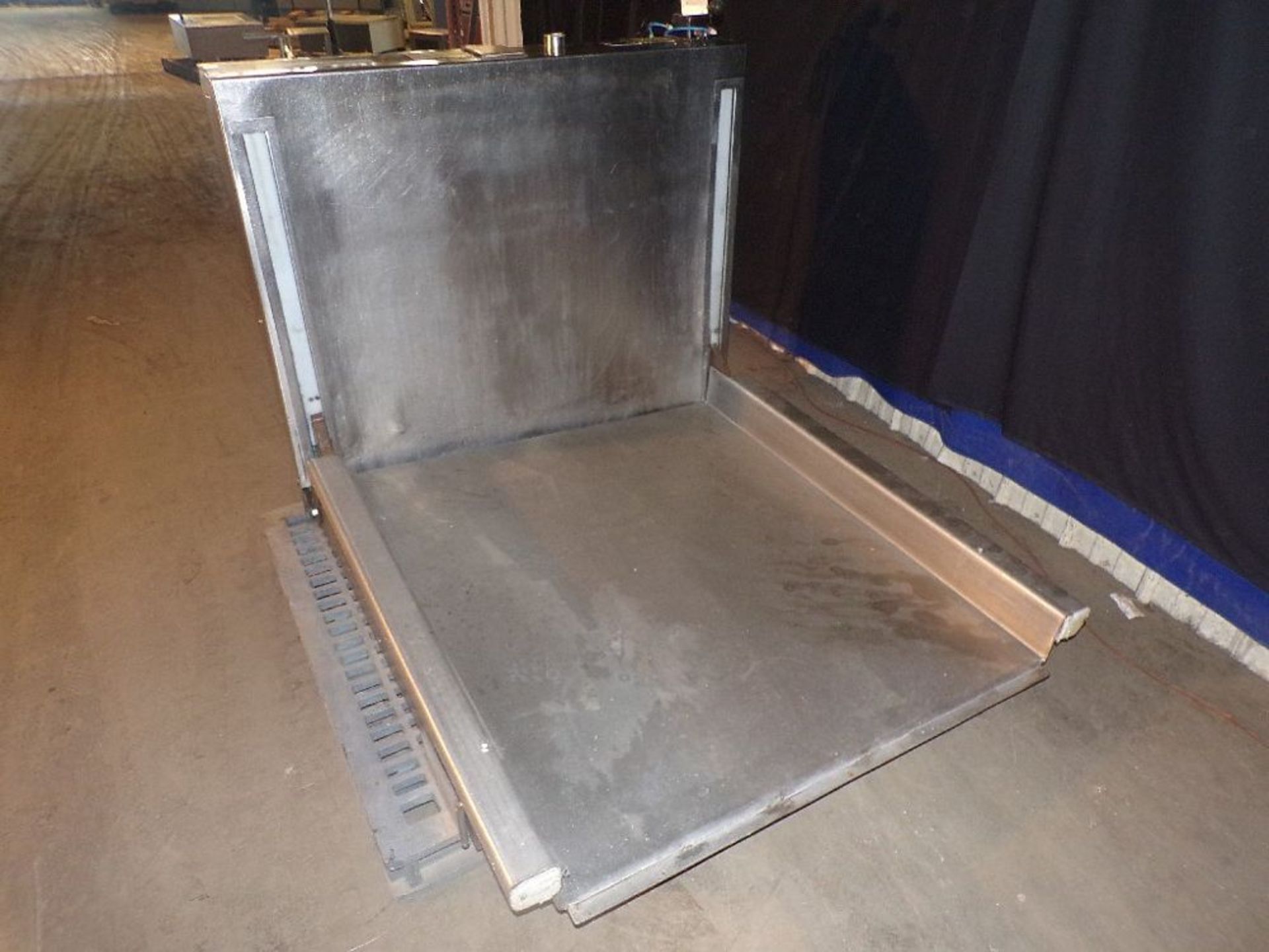 Qty (1) Stainless Steel Pallet or Bulk Product Lift Table - Stainless Steel construction - Up and - Image 2 of 4