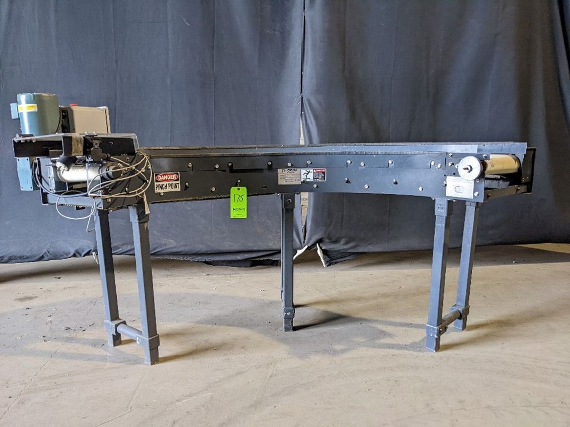 Qty (1) Belt Conveyor - 15' wide - 96' long - 230/460V 3 phase Drive, Model BELT-15", S/N