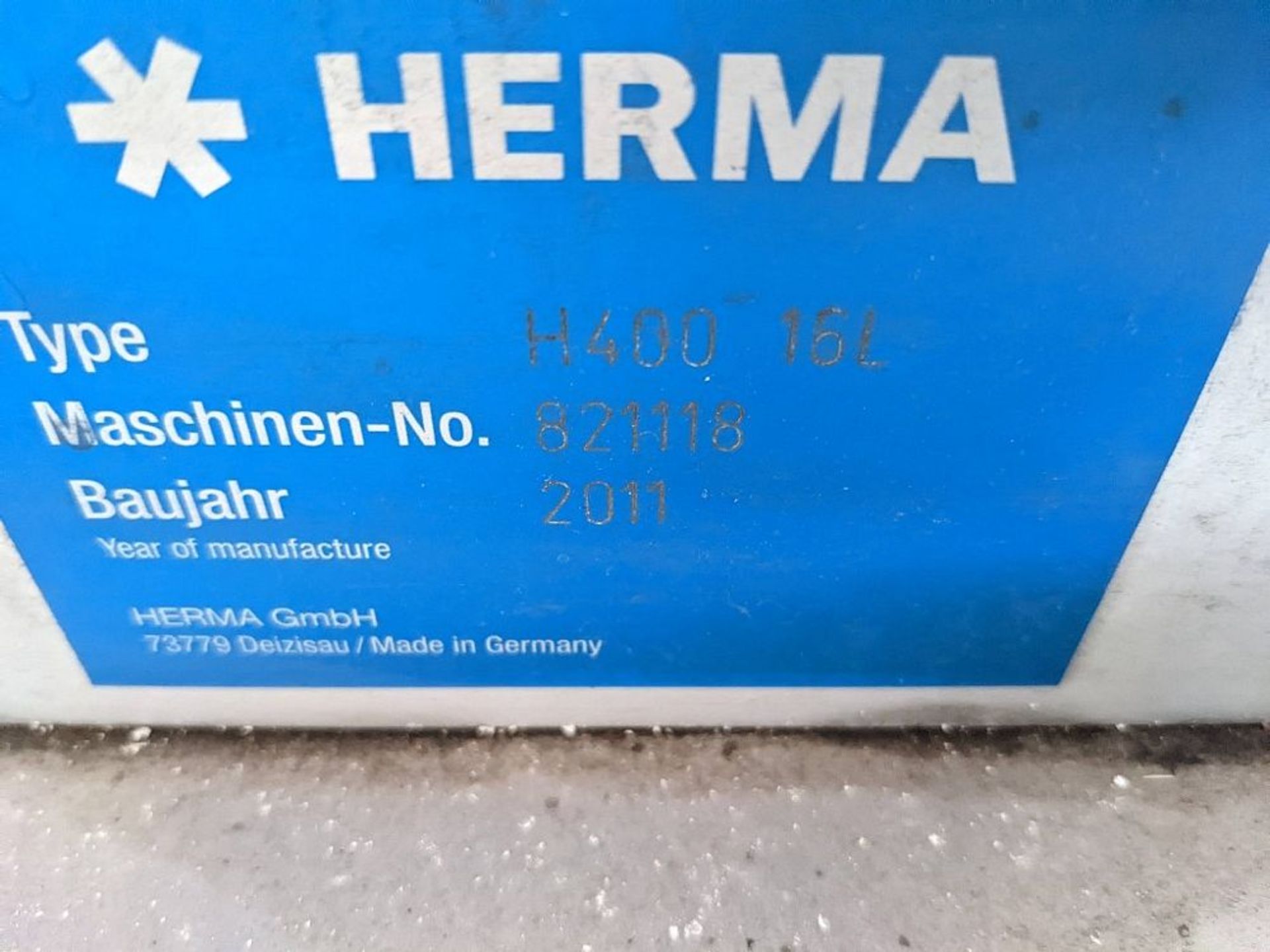 Qty (1) Servo Driven Herma Labeling Head - Standard Label Width: up to 6.3" - Optional Label - Image 9 of 9