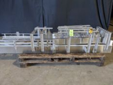 Qty (1) 24" Wide Sentry Matt Top Conveyor - All Stainless Steel Construction - Overhead Lanes