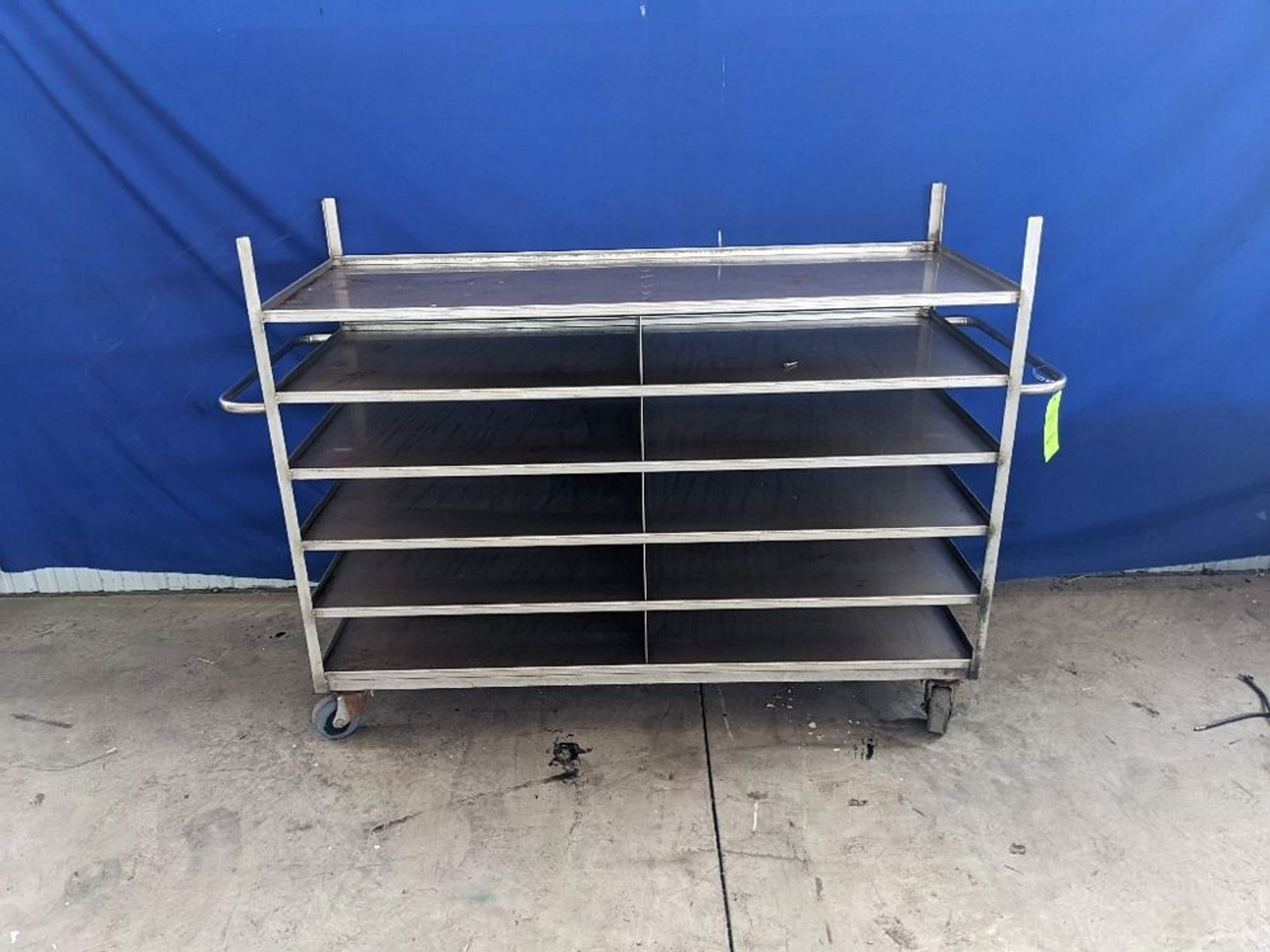 Qty (1) Material Handling Cart - Dimensions: 69"L x 28"W x 53"H (Handles Stick Out 6" on Each Side),