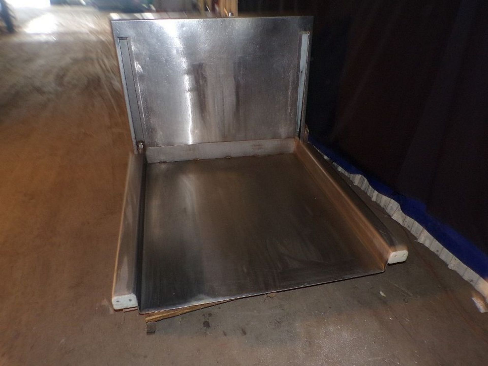 Qty (1) Stainless Steel Pallet or Bulk Product Lift Table - Stainless Steel construction - Up and - Image 3 of 5