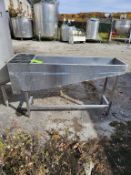 Qty (1) COP Wash Bay Trough - All Stainless Steel COP Was Bay Trough - Dimensions 68"L x 24"W x 36"