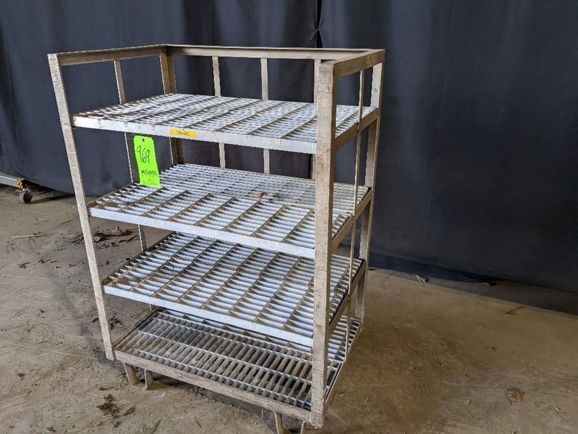 Qty (1) Metal Rack - 36"L x 24"W x 51"H, Model N/A, S/N N/A - Image 2 of 3
