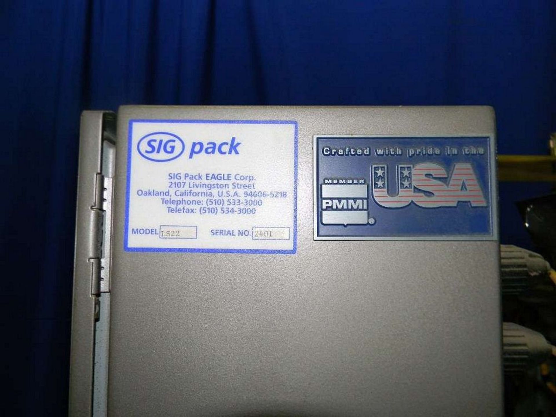 Qty (1) Parsons-Eagle and SigPack LS-22 Automatic Scale or Net Weigh Solids Filler - Handles a - Image 5 of 7